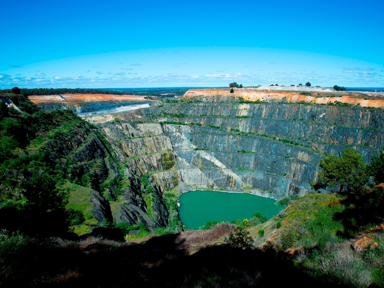 The Greenbushes Mine. The Greenbushes Mine.