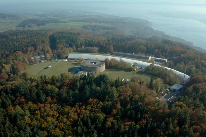 View on a water treatment plant in Germany
