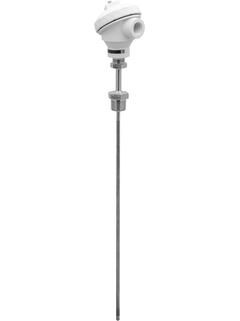 Threaded direct contact thermometer