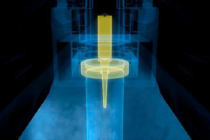 Animation explaining the vortex flow measuring principle