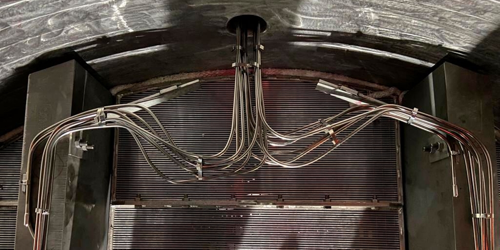 3D temperature profiling in a reactor